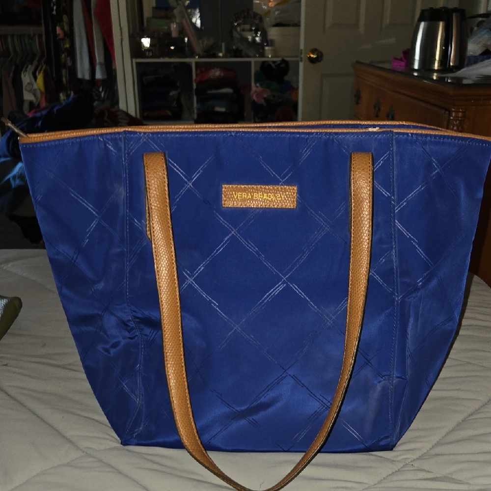 Vera Bradley Preppy Polly Small Ella Tote